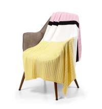 Плед Friolenta, желтый с розовым