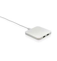 Беспроводная док-станция из переработанного пластика RCS с USB-портами, 10 Вт
