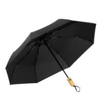 Зонт складной «Lumet» с куполом из переработанного пластика, автомат