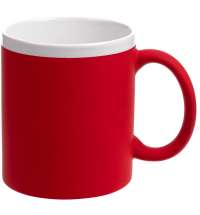 Кружка StopSpot с покрытием софт-тач, красная