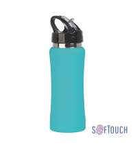 Бутылка для воды "Индиана" 600 мл, покрытие soft touch