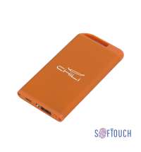 Зарядное устройство "Theta" с фонариком, 4000 mAh, покрытие soft touch