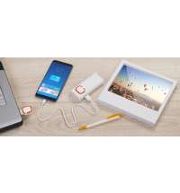 Флеш-карта 16 Гб с подсветкой логотипа