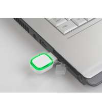 Флеш-карта 16 Гб с подсветкой логотипа