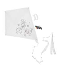 Воздушный змей-раскраска 