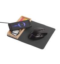 Коврик-трансформер с органайзером на магнитах с беспроводным (15W) ЗУ с подсветкой логотипа