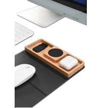 Коврик-трансформер с органайзером на магнитах с беспроводным (15W) ЗУ с подсветкой логотипа