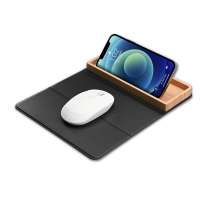 Коврик-трансформер с органайзером на магнитах с беспроводным (15W) ЗУ с подсветкой логотипа