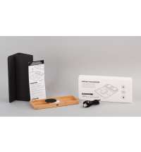 Коврик-трансформер с органайзером на магнитах с беспроводным (15W) ЗУ с подсветкой логотипа