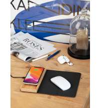 Коврик-трансформер с органайзером на магнитах с беспроводным (15W) ЗУ с подсветкой логотипа