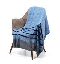 Плед Friolenta, синий с голубым