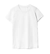 Футболка женская T-bolka Lady, белая (теплый оттенок)