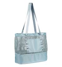 Шопер с термоотделением Verkko, серо-голубой