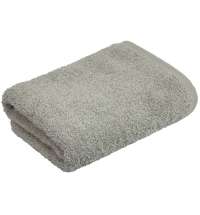 Полотенце махровое «Кронос», среднее, светло-серое