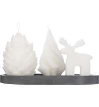 Набор свечей на подставке «New year»