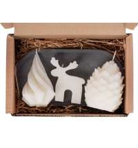 Набор свечей на подставке «New year»