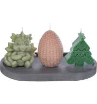 Набор свечей на подставке «Год дракона»