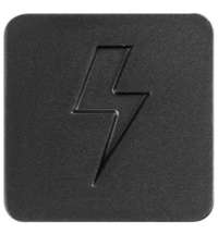 Шильдик на резинку Band, молния