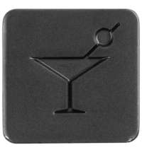 Шильдик на резинку Band, коктейль