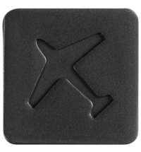 Шильдик на резинку Band, самолет