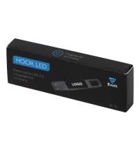 USB 2.0- флешка на 32 Гб c подсветкой логотипа «Hook LED»