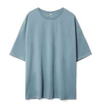 Футболка унисекс оверсайз Crosstown, серо-зеленая