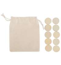 Деревянные крестики-нолики в мешочке «XO»