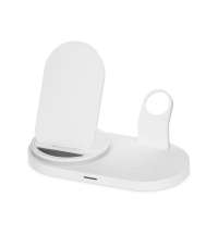 Складная зарядная станция с беспроводной зарядкой «Flashport», 15 Вт