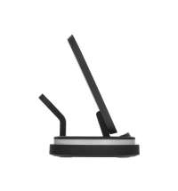 Складная зарядная станция с беспроводной зарядкой «Flashport», 15 Вт