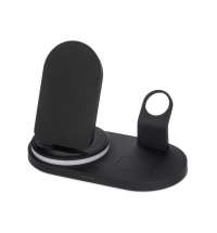 Складная зарядная станция с беспроводной зарядкой «Flashport», 15 Вт