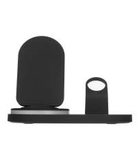 Складная зарядная станция с беспроводной зарядкой «Flashport», 15 Вт