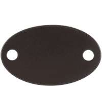 Шильдик металлический Alfa Oval, серый металлик