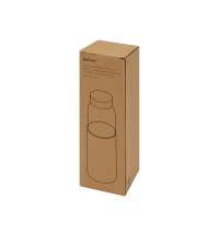 Стеклянная бутылка для воды в силиконовом чехле «Refine»