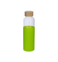 Стеклянная бутылка для воды в силиконовом чехле «Refine»