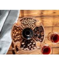 Деревянный столик на складных ножках «Outside party»