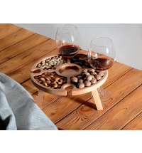 Деревянный столик на складных ножках «Outside party»