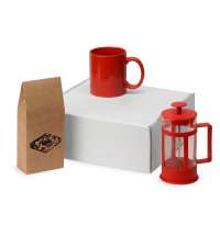 Подарочный набор с чаем, кружкой и френч-прессом &laquo;Чаепитие&raquo;