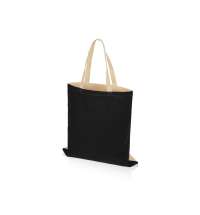 Сумка для шопинга «Twin» двухцветная из хлопка, 180 г/м2