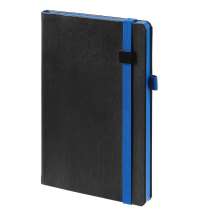 Ежедневник Ton Black, недатированный, черный с синий