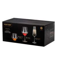 Подарочный набор бокалов для игристых и тихих вин «Vivino», 18 шт.