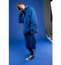 Худи унисекс H1, синее