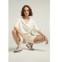 Футболка унисекс T2, молочно-белая