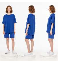 Футболка унисекс T2, синяя