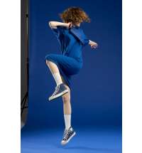 Платье D2, синее