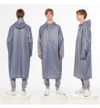 Дождевик-анорак R1, серый