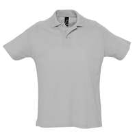 Рубашка поло мужская SUMMER 170, серый меланж