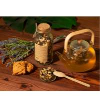 Чай зеленый, с соком имбиря и кусочками имбиря/апельсина