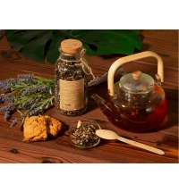 Чай черный, с соком имбиря, корицей и мёдом