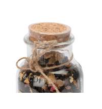 Чай черный, с соком имбиря, кусочками апельсина и малины