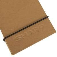 Блокнот на кольцах Eco Note с ручкой, черный